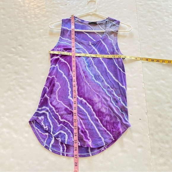 ATM Geode Tie Dye Tank Top Womens Size XS Purple Anthony Thomas Melillo Shirt - Picture 8 of 11